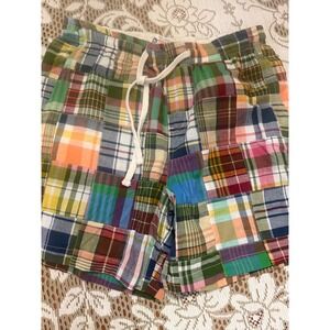Kiel James Patrick Summer Soiree Indian Madras Patchwork Shorts Mens W34 Plaid